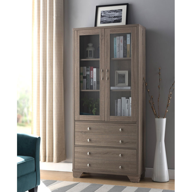 Gracie Oaks Pleva 68'' H x 31'' W Standard Bookcase Wayfair